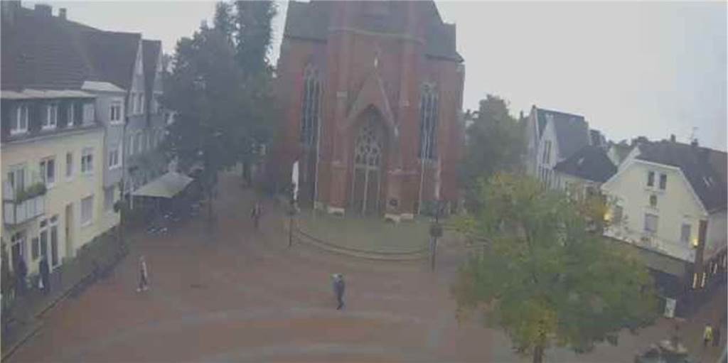 Webcam der Stadt ist beliebt bei Nutzern - wenn sie denn funktioniert Die Webcam der Stadt ist auf den Marktplatz und die Sixtuskirche ausgerichtet.
