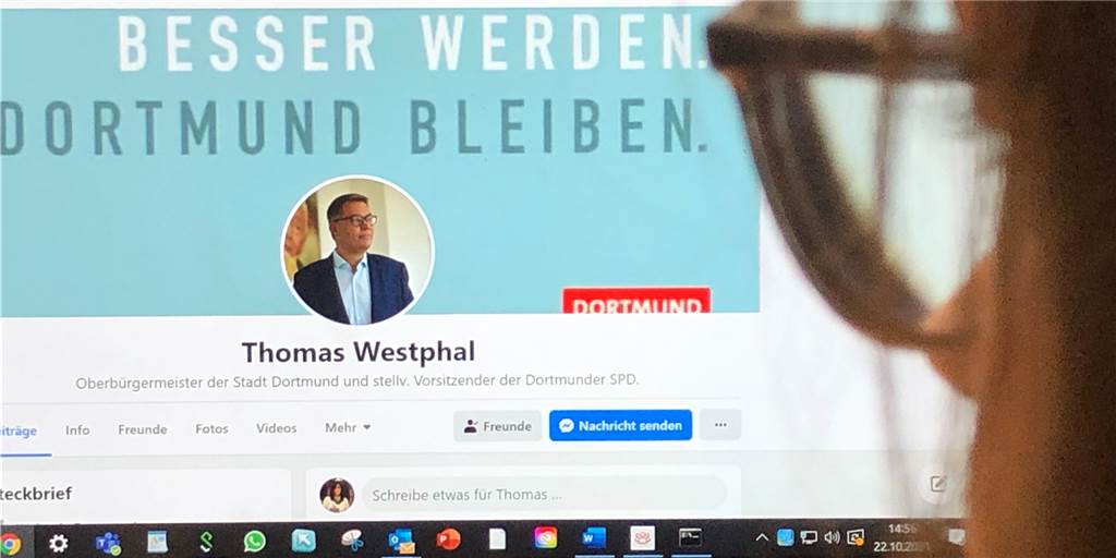 Thomas Westphal und Facebook: Vermischt Dortmunds OB Amt und Privatperson? Der privat betriebene Facebook-Account von Thomas Westphal wirft Fragen auf.