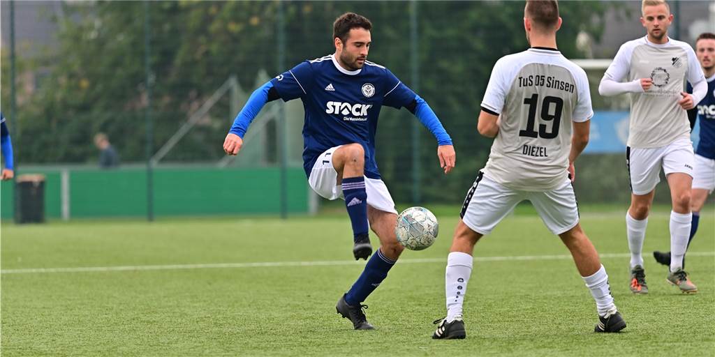 „Zwei absurd unterschiedliche Halbzeiten“ beim Remis des ETuS Haltern Traf gegen Fenerbahce Marl zum 1:0-Führungstreffer für den ETuS Haltern: Joel Ferraro.