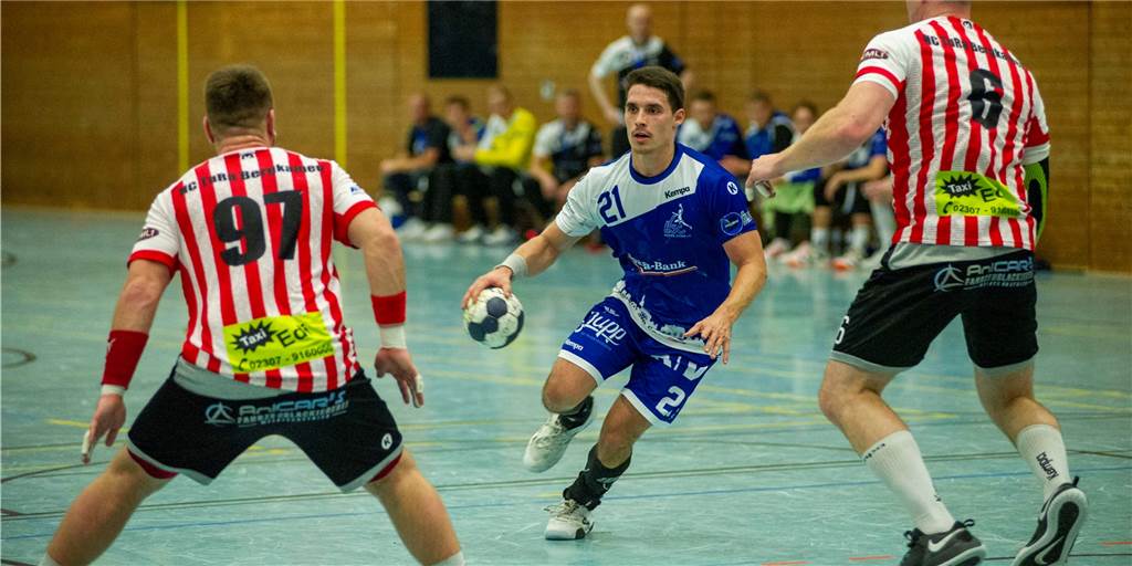 Nach „kleinem Schreckmoment“: HSC-Herren gehen zuversichtlich ins nächste Spiel Michel Sorg feierte beim Sieg gegen Bergkamen sein Pflichtspieldebüt für den HSC Haltern-Sythen.