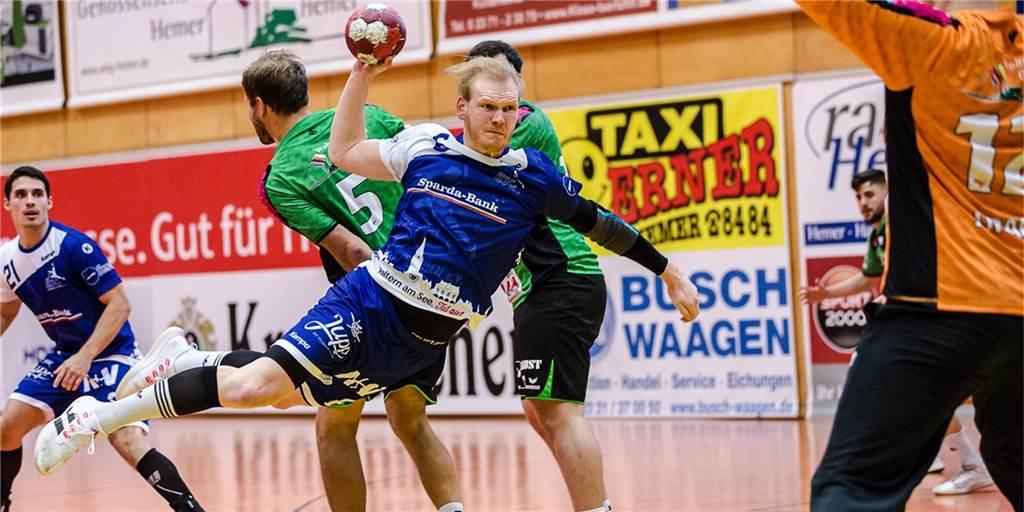Bitteres Spiel: Der HSC Haltern-Sythen führt 55 Minuten und verliert dennoch Lukas Schulte-Lünzum erzielte bei der bitteren Niederlage des HSC Haltern-Sythen beim HTV Hemer sechs Tore.