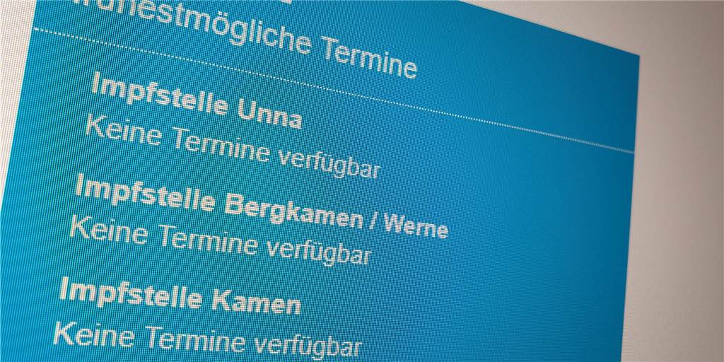 Boostern im Impfzentrum Unna: Schon in der Nacht sind alle Termine weg Boostern im Impfzentrum Unna: Schon in der Nacht sind alle Termine weg