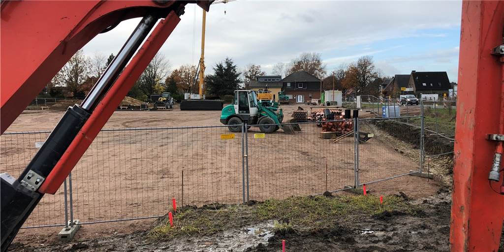 Lebensmittelversorgung in Capelle: Lösung wächst sichtbar heran Der Neubau des Netto-Discounters in Capelle schreitet sichtbar voran.