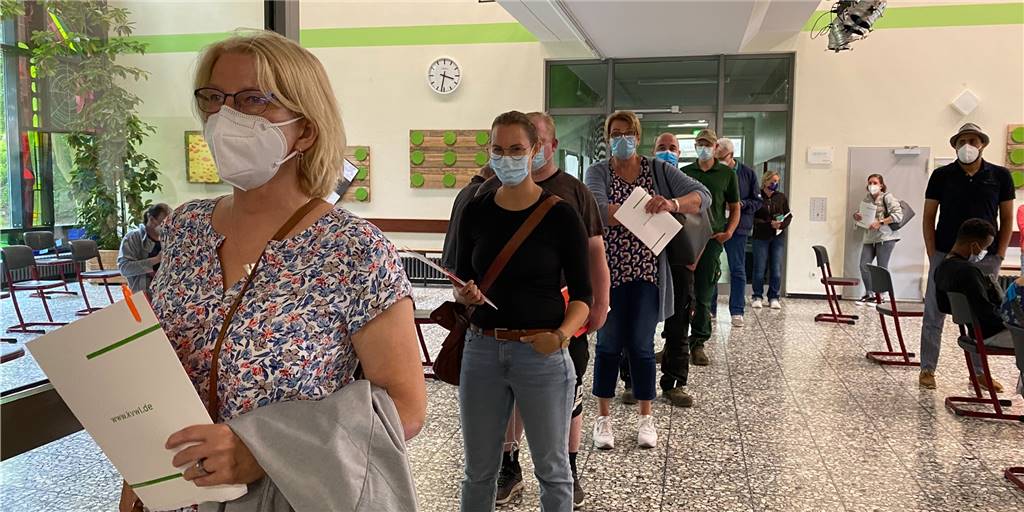Am Wochenende verwandelt sich die Profilschule in Ascheberg, wie bereits hier im Sommer, wieder in eine Impfstelle.