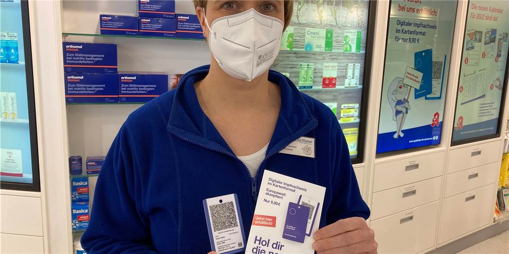 Run auf den digitalen Impfpass im Scheckkartenformat auch in Dorsten Immunkarte Judith Pollmann