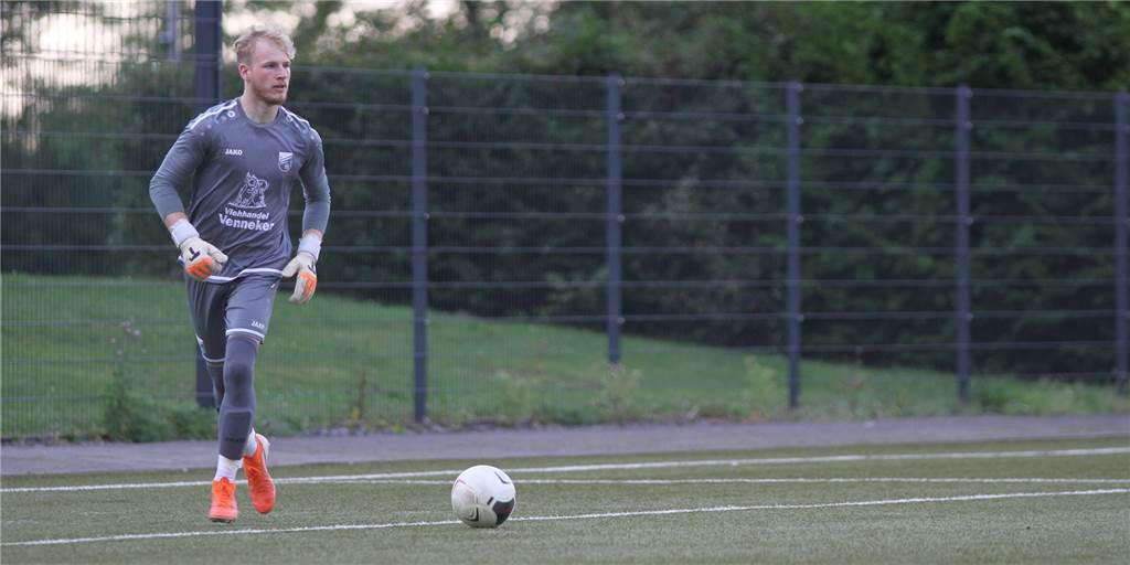 Torwartkampf beim FC Nordkirchen ist endgültig eröffnet – „Es entscheidet nur das Training“ Yannick Barenberg startete zuletzt dreimal im Tor des FC Nordkirchen.