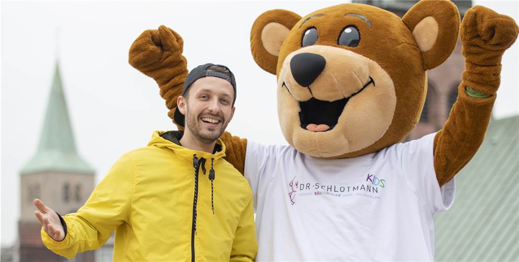 Kinderdisco: Auf dem Marktplatz in Dorsten ist mit Nilsen der Bär los Kinderdisco: Auf dem Marktplatz in Dorsten ist mit Nilsen der Bär los