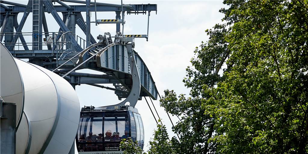 Bekommt Dortmunds Innenstadt eine Seilbahn? Eine Seilbahn wie in Koblenz könnte auch in Dortmund eine klimafreundliche Alternative für den öffentlichen Personennahverkehr sein.