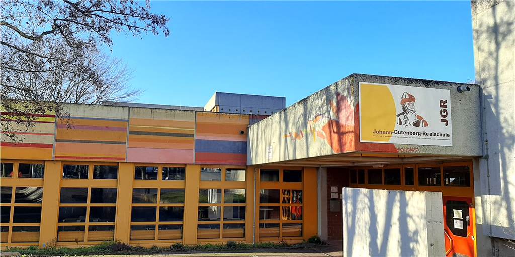 Die Johann Gutenberg-Realschule in Wellinghofen: Sie soll zum Schuljahr 2023/24 die ersten Mädchen und Jungen als Gesamtschule aufnehmen. 