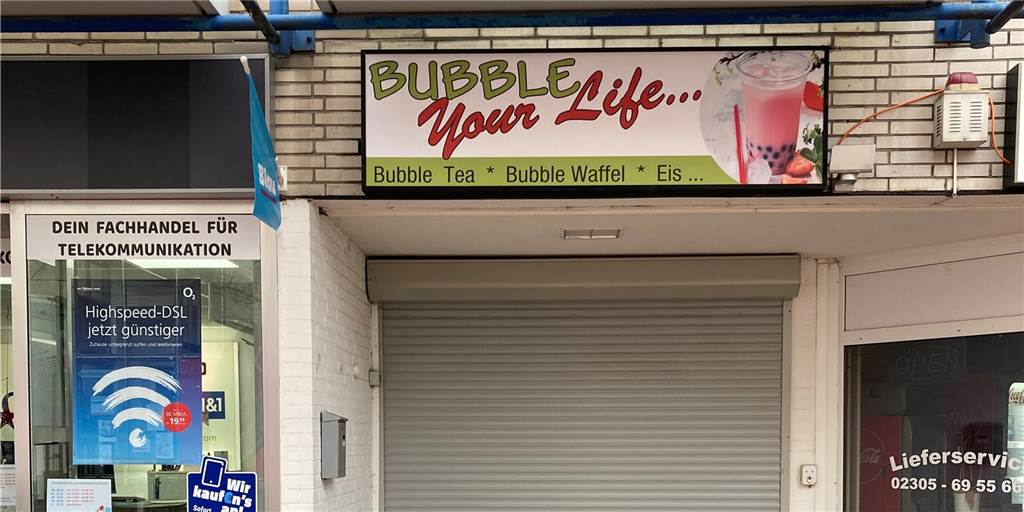 Castrop-Rauxeler Bubble-Tea-Laden geschlossen: Das steckt dahinter Der Bubble-Tea-Laden „Bubble your life" in der Castroper Altstadt ist aktuell geschlossen.