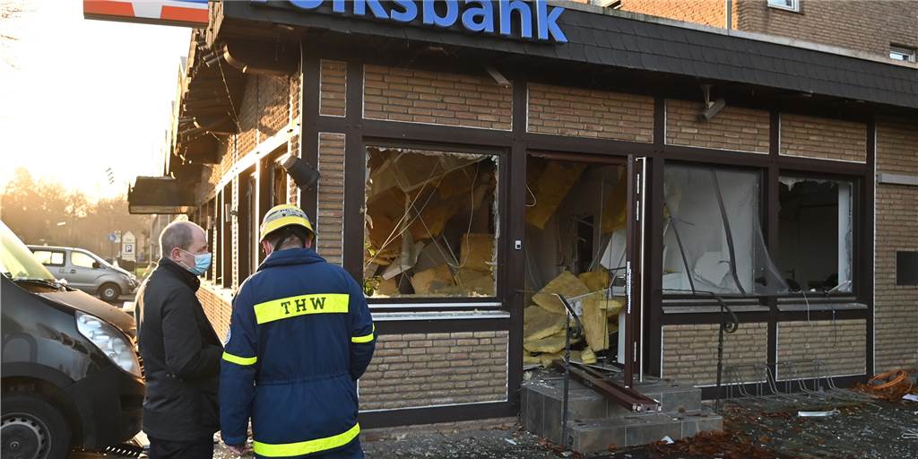 Wie Corona die Sprengung von Dorstener Geldautomaten beeinflusst Volksbank Deuten Automatensprengung