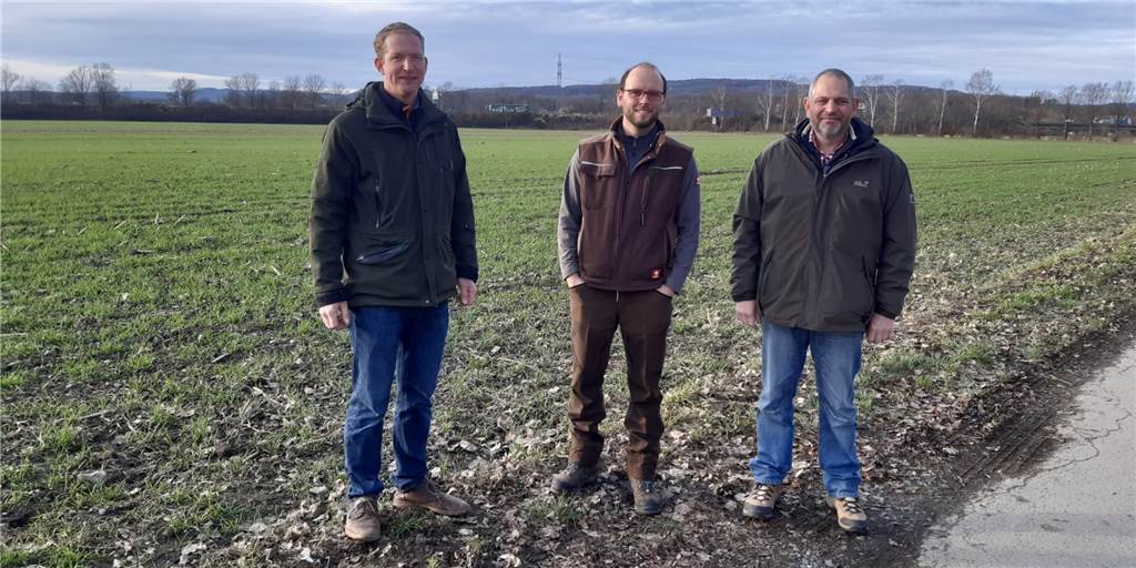 Dieses Trio leitet den Landwirtschaftlichen Ortsverband Schwerte: (v.l.)  Matthias Junge, Axel Lohmann und Dirk Hülsmann.
