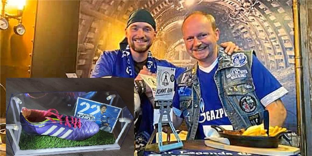 Schalkefan aus Oer-Erkenschwick verkauft Fußballschuh von Ex-Schalker Uchida Schalkefan aus Oer-Erkenschwick verkauft Fußballschuh von Ex-Schalker Uchida