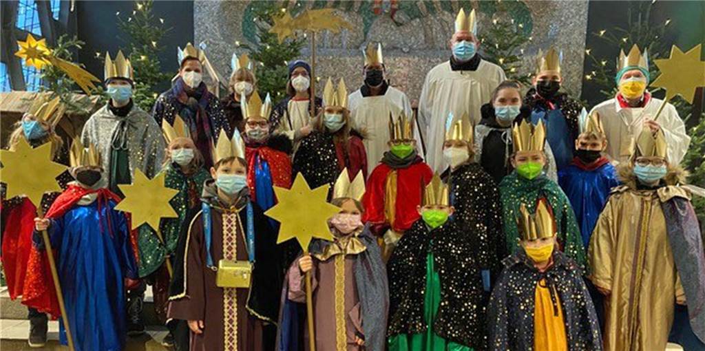 Sternsinger in Werne unterwegs - Coronaschutz steht im Vordergrund Seit Freitag ziehen Sternsinger durch St. Johannes und St. Konrad. Die Hygiene steht an erster Stelle.