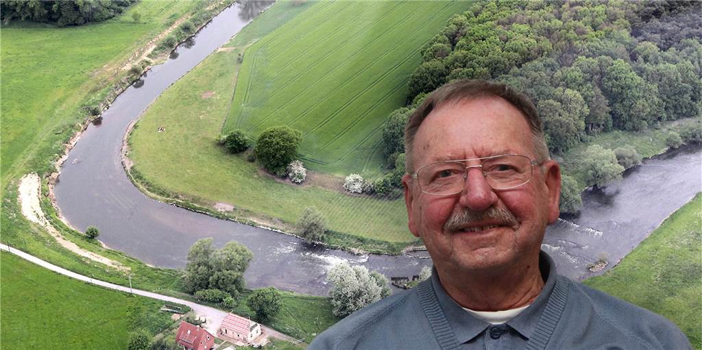 Hans-Oswald Mattern mobilisiert Widerstand gegen die „Neue Stever“ Hans Oswald Mattern aus Olfen mobilisiert Widerstand gegen das Projekt Neue Stever. Der Lippebogen am Haus Vogelsang mit seiner Stromschnelle: Zwischen diesem Bogen und dem Ahsener Dorfkern (links, außerhalb des Fotos) soll am rechten Flussufer (oberer Bildrand) die „Neue Stever“ einmünden.