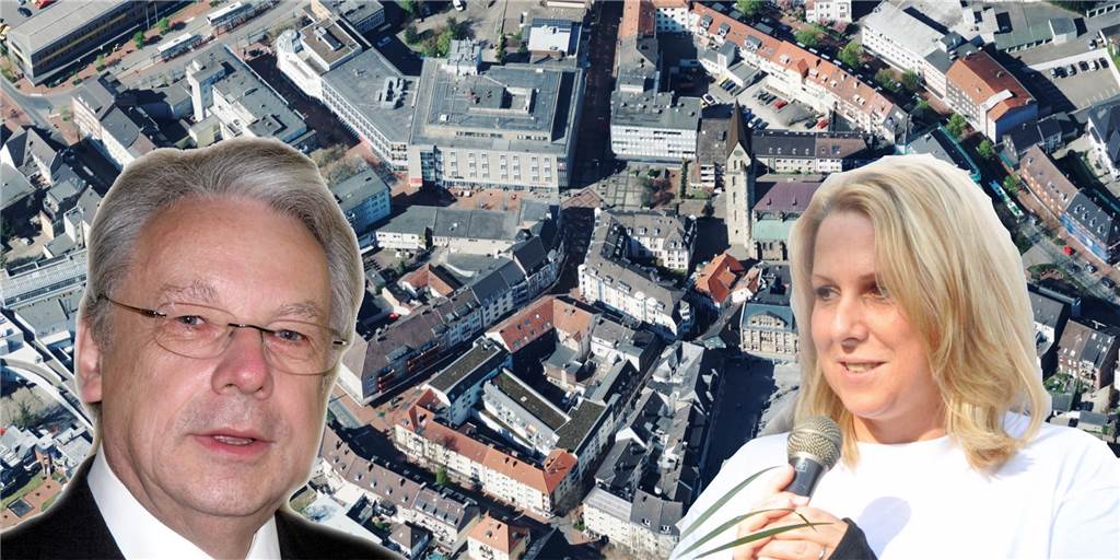 Reiner Fuest und Sandra Stegemann diskutieren gern über Stadtentwicklung und Themen aus dem Leben in Castrop-Rauxel. Zur Altstadt haben beide klare Meinungen.