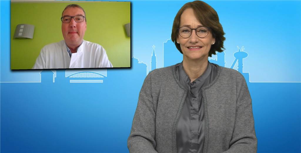 Chronische Entzündung der Atemwege: Diese Lüner sind besonders betroffen Dr. Norbert Rosendahl, leitender Bereichsarzt Pneumologie der Medizinischen Klinik I des St. Marien Hospitals, erläutert im Gespräch mit Redakteurin Magdalene Quiring-Lategahn die chronisch obstruktive Bronchitis.