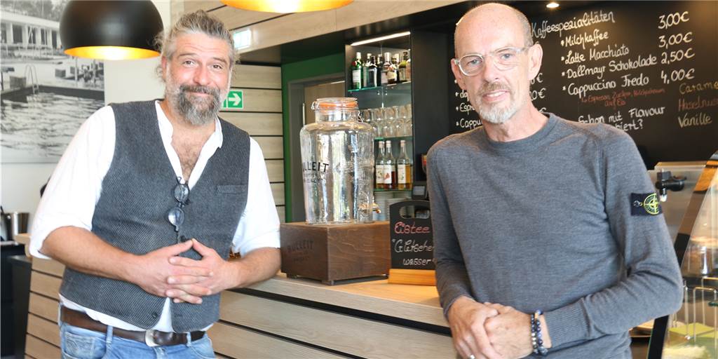 Nach vier Wochen Zwangspause: Strobels im Solebad in Werne öffnet wieder Erleichterung nach der Zwangspause: Das Strobels im Solebad Werne eröffnet bald wieder. Sehr zur Freude der beiden Betreiber Björn Lepke (l.) und Falko Husmann.
