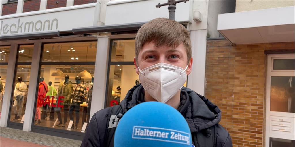 Neue Quarantäne-Regeln: Wer blickt in Haltern noch durch? Plötzlich ist der Corona-Schnelltest positiv. Und dann? In einer Video-Umfrage in der Halterner Innenstadt sind viele durch das Regel-Chaos verunsichert.