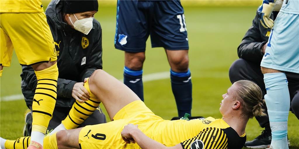 BVB-Torjäger Erling Haaland: Leichte Entwarnung nach Muskelverletzung BVB-Torjäger Erling Haaland: Leichte Entwarnung nach Muskelverletzung
