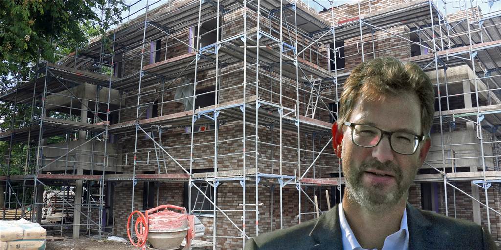 Dezernent Ralf Bülte ist mit Blick auf die Neubaugebiete in Werne positiv gestimmt: "Die Kräne drehen sich."