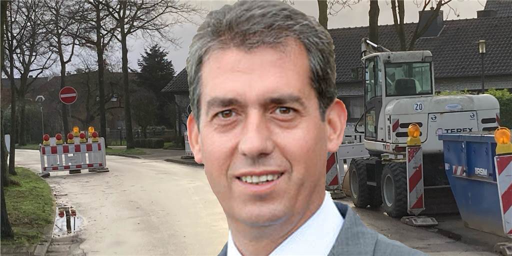 Ramon Steggink kündigt Ende der Dauerbaustelle Silvesterstraße an Wasserwerkssprecher Ramon Steggink sieht das Ende der Dauerbaustelle an der Silvesterstraße nahen.