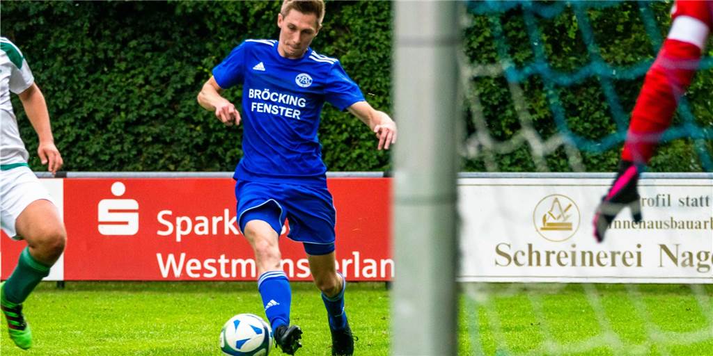 Ammeloer Testspiel in Schöppingen abgebrochen Marvin Rosing hatte vor dem Spielabbruch den 1:1-Ausgleich für die Ammeloer erzielt.