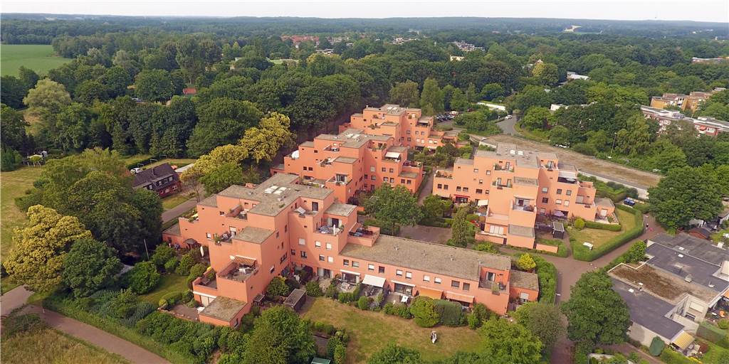Die Rote Finnstadt in Wulfen-Barkenberg wurde als herausragendes Beispiel für „Big Beautiful Buildings“ ausgezeichnet. 