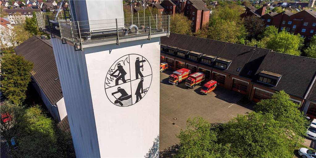 Neue Feuerwache in Sicht: Baukosten liegen wohl über 50 Millionen Euro Die Feuerwache an der Frebergstraße ist in die Jahre gekommen. Sie soll bis Ende 2026 durch einen Neubau an der Klöcknerstraße ersetzt werden.