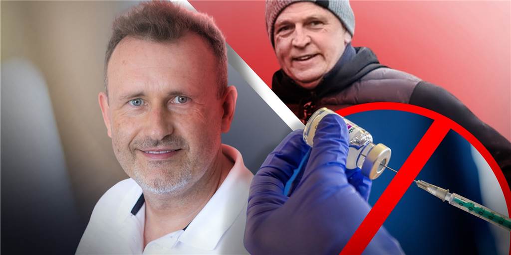 Verweigerte Booster-Impfung löst hitzigen Disput in Arztpraxis aus Dem gebürtigen und in Heek wohnhaften Niederländer Patrick van den Dungen (r.) wurde in der Praxis im Ahauser Kreishaus die Booster-Impfung von Arzt Christian Kowatsch verweigert. Dafür gab es Gründe.