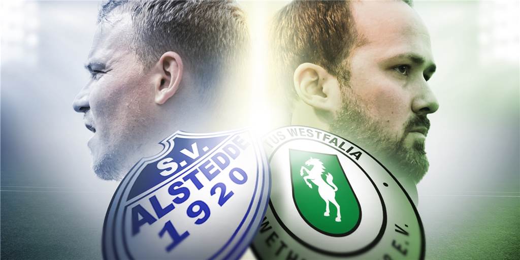 Derby-Kracher: Trainer von BW Alstedde widerspricht Wethmar-Coach und erwartet „einen heißen Tanz“ Tim Hermes (l.) trifft mit BW Alstedde am Samstag im großen Lüner Derby auf Steven Koch und Westfalia Wethmar.