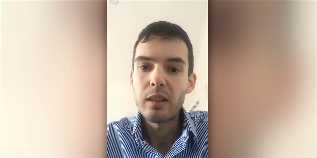 Iaroslav Orban im Skype-Anruf mit unserer Redaktion.