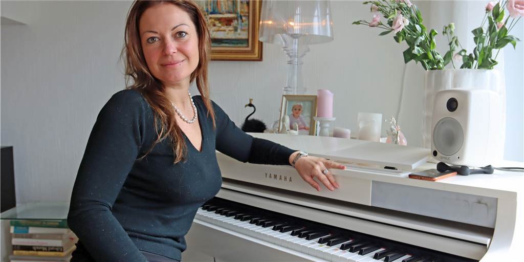 Ukraine-Konflikt: Die ersten Flüchtlinge sind in Werne angekommen Margarita Lebedkina ist Musikpädagogin, Pianistin und Komponistin und hat mehrere Flüchtlinge aus der Ukraine bei sich aufgenommen.