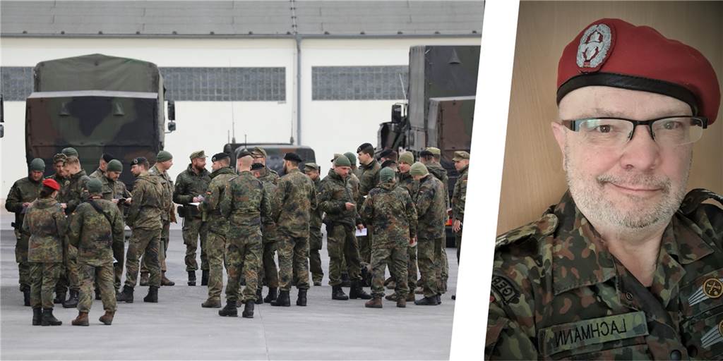 Bundeswehrsoldaten: Vom Einsatz in Dortmund geht es direkt nach Litauen Oberstleutnant der Reserve Detlev Lachmann ist Leiter des Kreisverbindungskommandos Dortmund der Deutschen Bundeswehr.