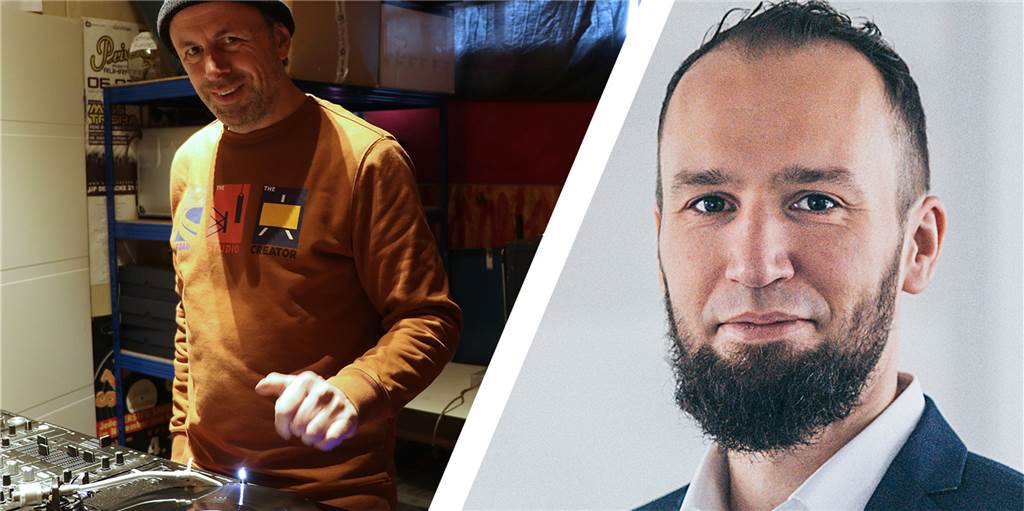 Abriss des N-Joy: Das Party-Angebot ist auch ein Standortfaktor! Rolf Elsing am Plattenspieler: Ein Bild aus den glorreichen Zeiten des N-Joy. Und die sollten nicht leichtfertig aufgegeben werden, findet Autor Nils Dietrich (r.).