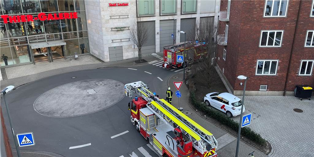 Mit Video: Feuerwehr-Einsatz in der Thier-Galerie am Mittwochnachmittag Eine Brandmeldeanlage der Thier-Galerie hat am Mittwochnachmittag Alarm ausgelöst.