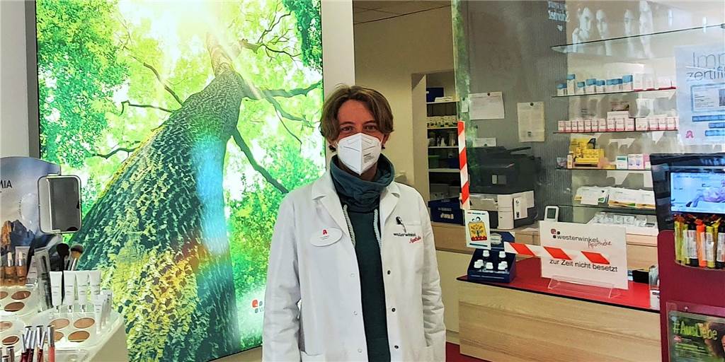 Susanne Wienzek kann in ihrer Westerwinkel Apotheke bislang keine erhöhte nachfrage nach Jod Tabletten verzeichnen.