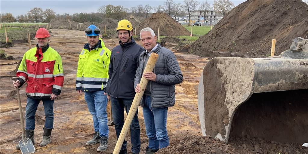Großer Andrang: Stadt erschließt zweiten Abschnitt in Olfener Heide früher Im November 2021 hatten die Erschließungsarbeiten für den ersten Bauabschnitt in der Olfener Heide begonnen.