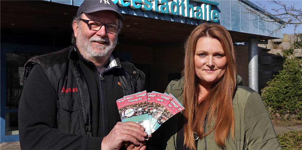 Alles außer neu: Marler veranstalten Kreativ-Flohmarkt in Haltern Rainer und Anika Zinke vom Marler Veranstalter MesseCom Nord laden zum Kreativ-Vintage-Flohmarkt in die Seestadthalle Haltern ein.
