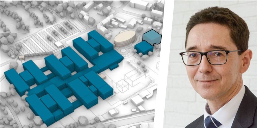 Neue Pläne fürs St. Marien Hospital : „Wollen uns Zukunft nicht verbauen“ Ein Architektenbüro aus Düsseldorf hat sich mit einer Neuplanung des St. Marien Hospitals beschäftigt. Ob und wann sie realisiert werden kann, ist offen. Die Pläne seien aber wichtig: "Wir wollen uns bei aktuellen Bauprojekten nicht die Zukunft verbauen", sagt Geschäftsführer Axel Weinand.