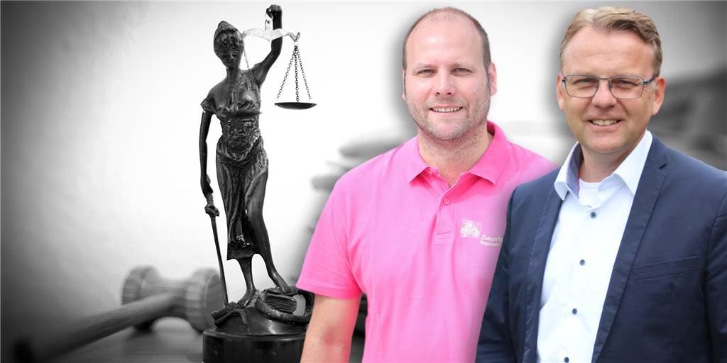 Abrechnungsaffäre: Sieg für Pressefreiheit und Öffentlichkeit vor Gericht Selms Bürgermeister Thomas Orlowski (SPD, rechts) und Verwaltungssprecher Malte Woesmann (links) ließen es auf ein Eilverfahren am Verwaltungsgericht Gelsenkirchen ankommen – und scheiterten mit dem Versuch, Rechercheanfragen zur Abrechnungsaffäre abzuwehren.