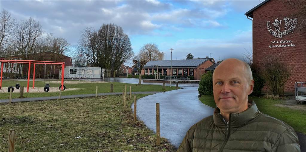 Vier Varianten für Umbau der von-Galen-Schule – das Votum ist eindeutig Das weitläufige Gelände an der Schule macht einen Neubau an anderer Stelle möglich. Dabei könnten gar der Bolzplatz und der Spielplatz am Grünen Weg zu Alternativen werden. Der Arbeitskreis Umbau der von-Galen-Schule und Bauamtsleiter Dirk Vahlmann können die Planungen nun neu anschieben.