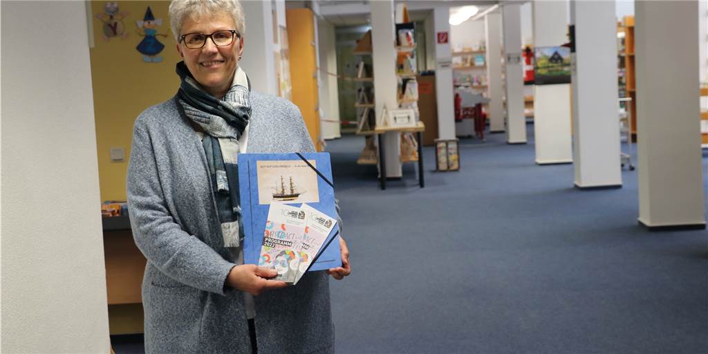 Kulturrucksack startet: Lebendige Bibliothek auch wieder dabei Andrea Schwarzer von der Lebendigen Bibliothek Kirchhellen