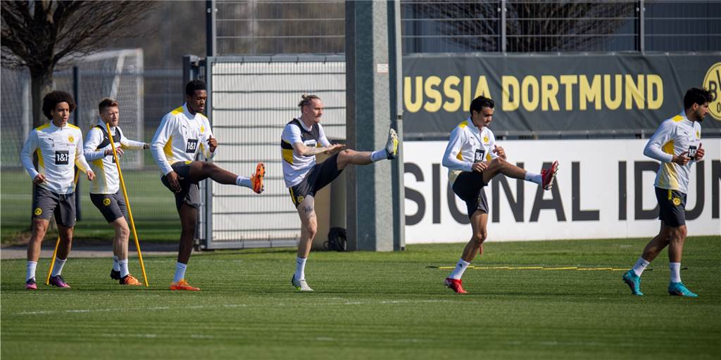 Gute Nachrichten und viele Fotos: BVB-Stammspieler zurück im Training Gute Nachrichten und viele Fotos: BVB-Stammspieler zurück im Training