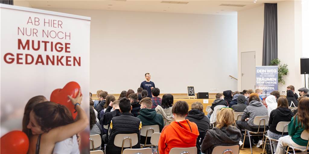 Sekundarschule Kirchhellen will Schülerinnen und Schülern Mut machen Blick in den Veranstaltungsraum