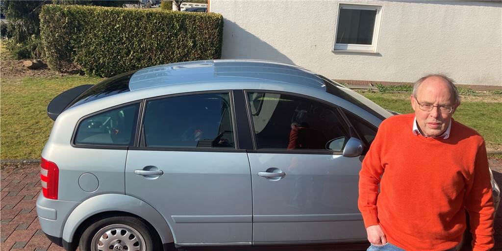 Achim Wagners Auto kommt nach 380.000 km immer noch mit 3 Litern aus