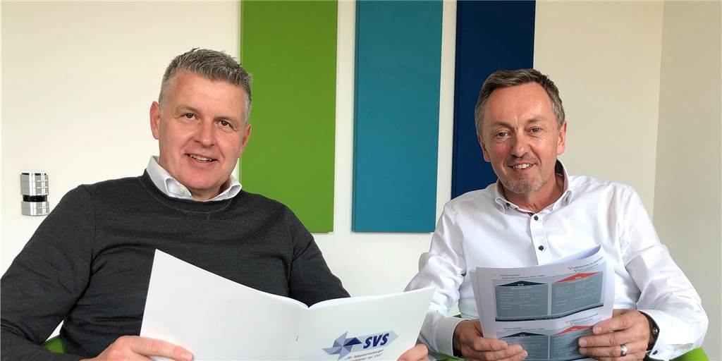 Fusion auf der Tagesordnung: Verschmelzen SVS und Stadtwerke Ahaus? Die Geschäftsführer Thomas Spieß (SVS, links) und Karl-Heinz Siekhaus (Stadtwerke Ahaus) befürworteten schon 2019 ein engeres Zusammenrücken der beiden kommunalen Versorgungsunternehmen.