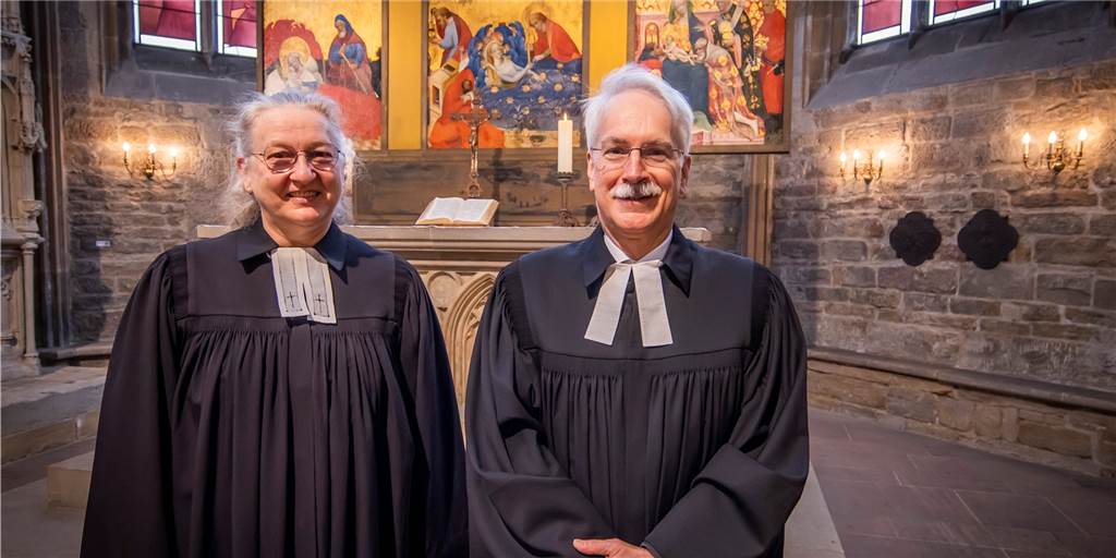 Historische Dortmunder Gemeinde verliert ihren letzten 100-Prozent-Pfarrer Abschied nach 33 Jahren: Marien-Pfarrer Ingo Maxeiner wurde von Superintendentin Heike Proske offiziell verabschiedet.