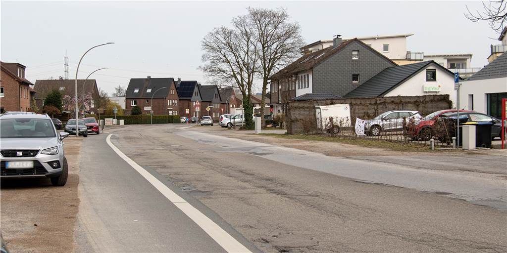 Hackfurthstraße: Baubeginn noch in diesem Jahr Die Hackfurthstraße in Kirchhellen