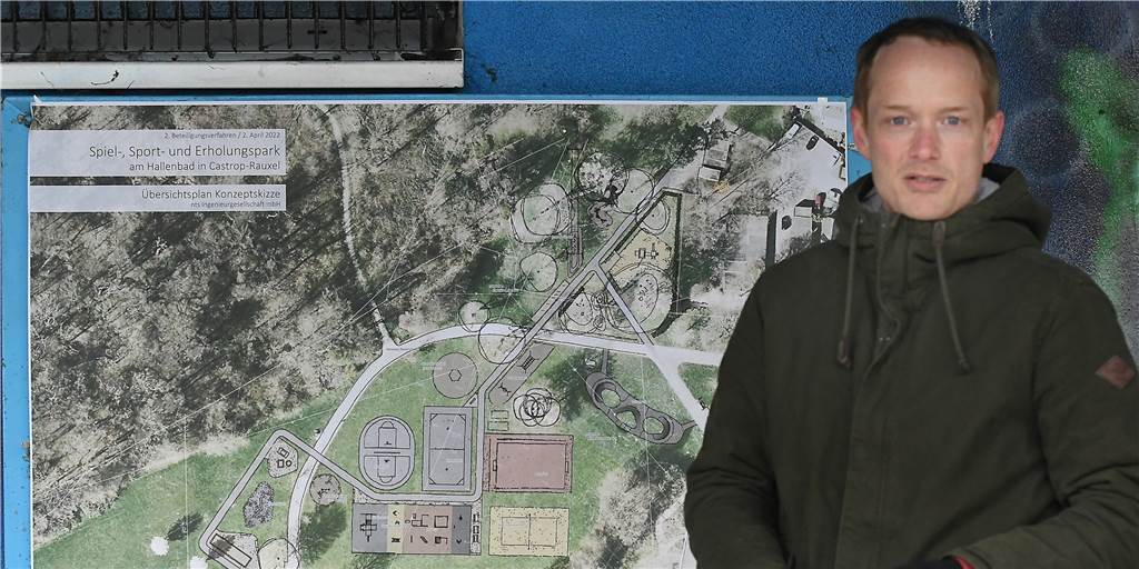 Bei der Veranstaltung am Samstag wurden die Pläne für den Super-Spielplatz den Castrop-Rauxelerinnen und Castrop-Rauxelern vorgestellt. 